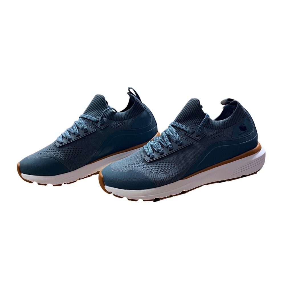 Carhartt Force Nano haslett 3" SD Women Work Shoes Blue Knit Safety Sneaker